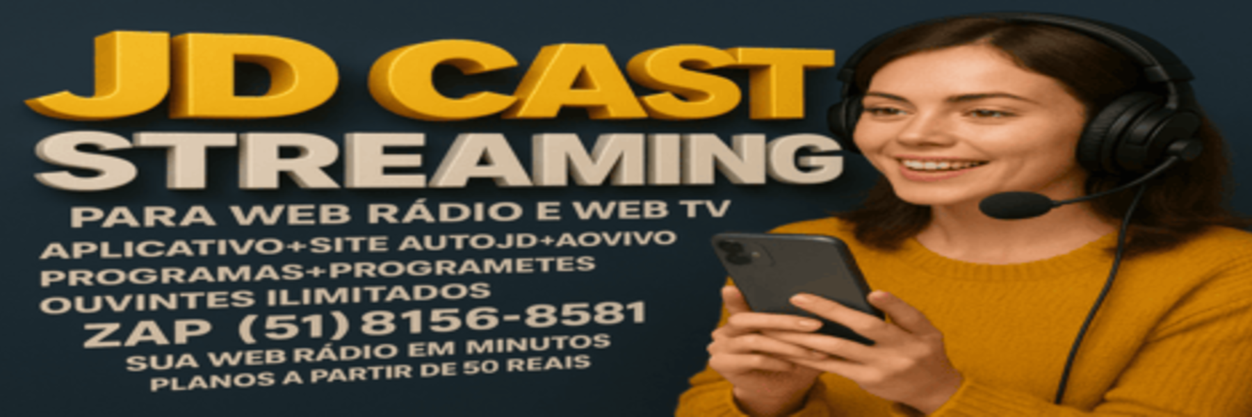 comece hoje sua web radio ou web tv completa